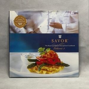 SIGNED Chef Frank Weber Savor Royal Caribbean International Cookbook Vol 3 172P